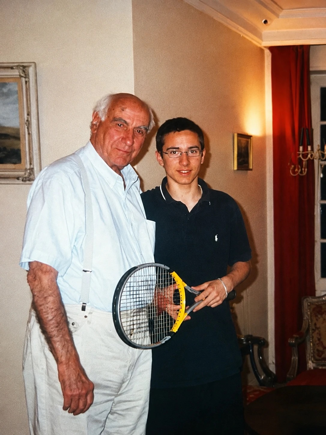 Marcel et son petit-fils Olivier Giry